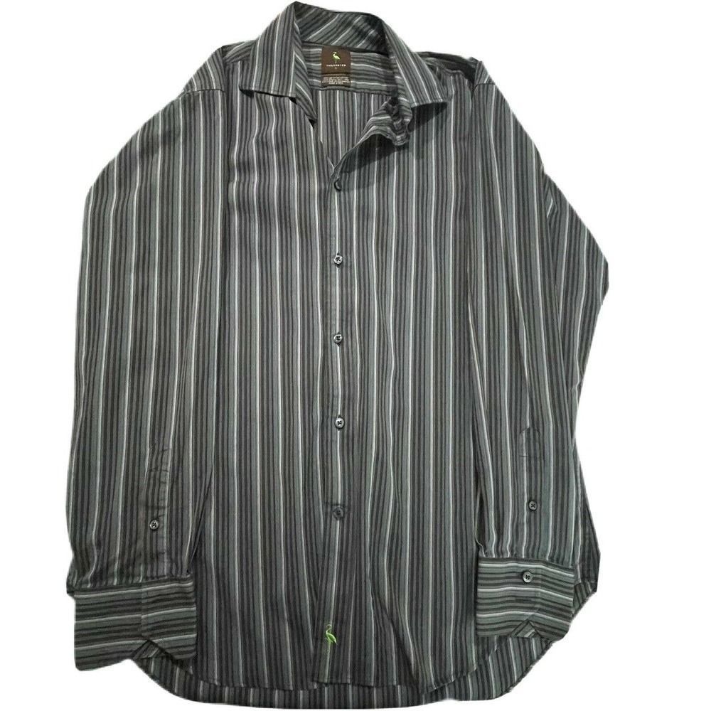 Tailorbyrd Mens  Long Sleeve Button Up Dress Shirt